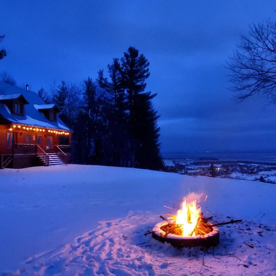 Les Chalets Sur Le Cap Saint Joachim ภายนอก รูปภาพ